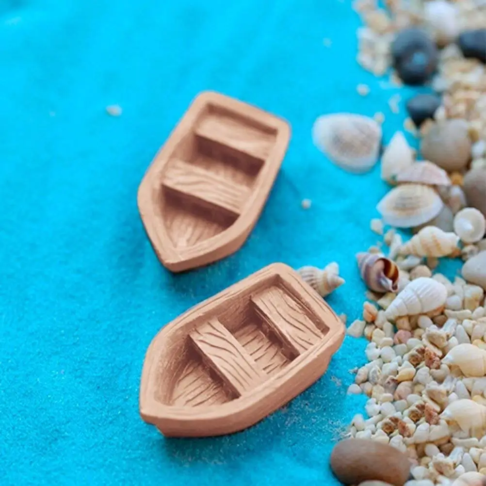 Miniature Fairy Garden Mini Boat Ornament Dollhouse Plant Pot Figurine DIY Decor Home Decoration | Figurines &amp Miniatures