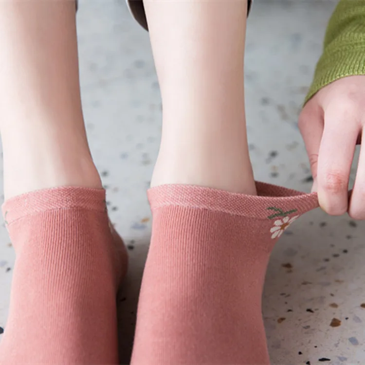 5 двойных носков детские носки лодки хлопок конфеты светильник рот из чистого