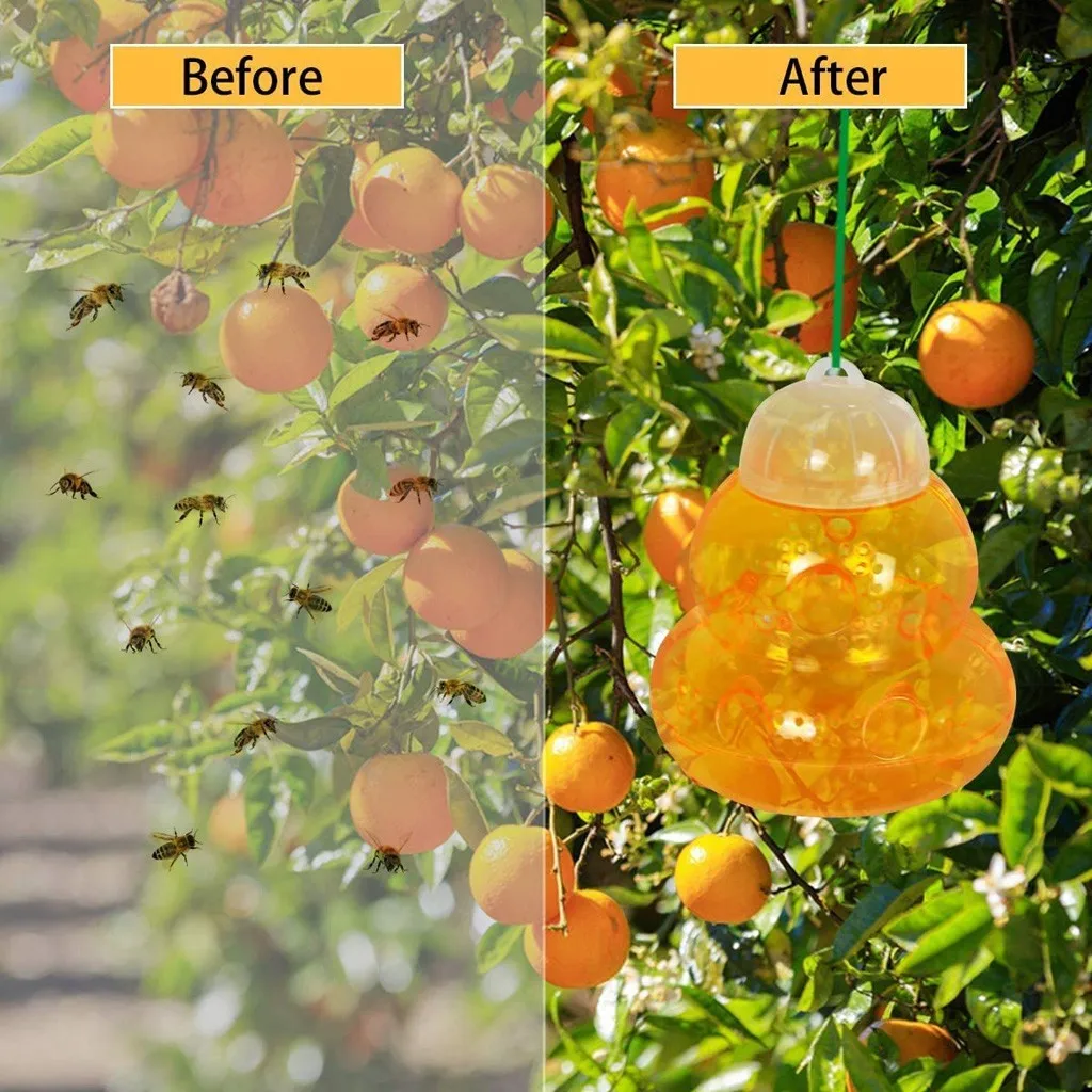 Ловушка для осветительных приборов многоразовая приманка пчел желтого цвета 2