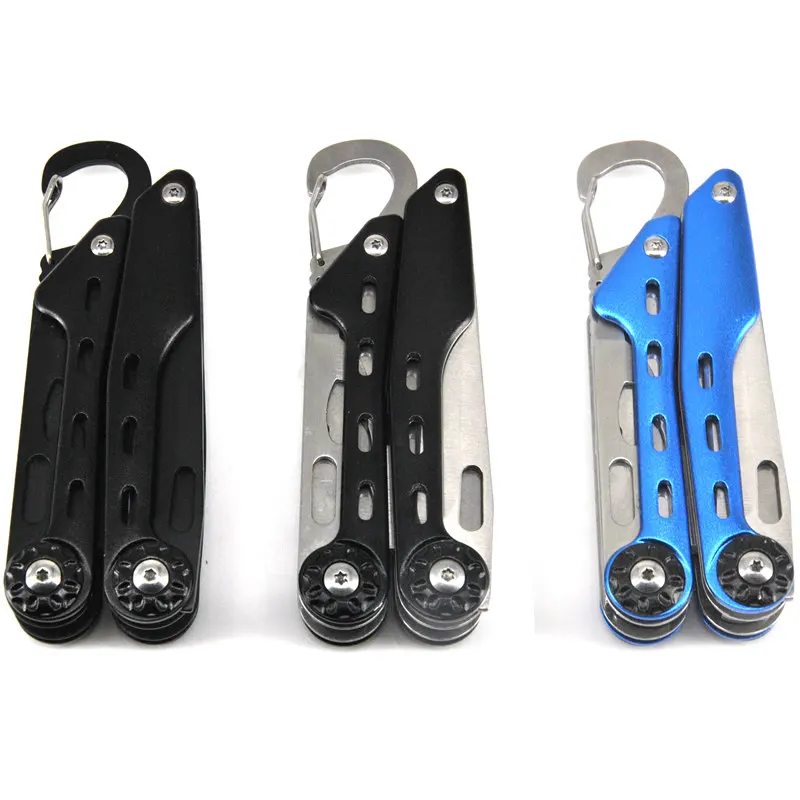 Мультитул Клещи для зачистки проводов складываемый карманный нож Выживание