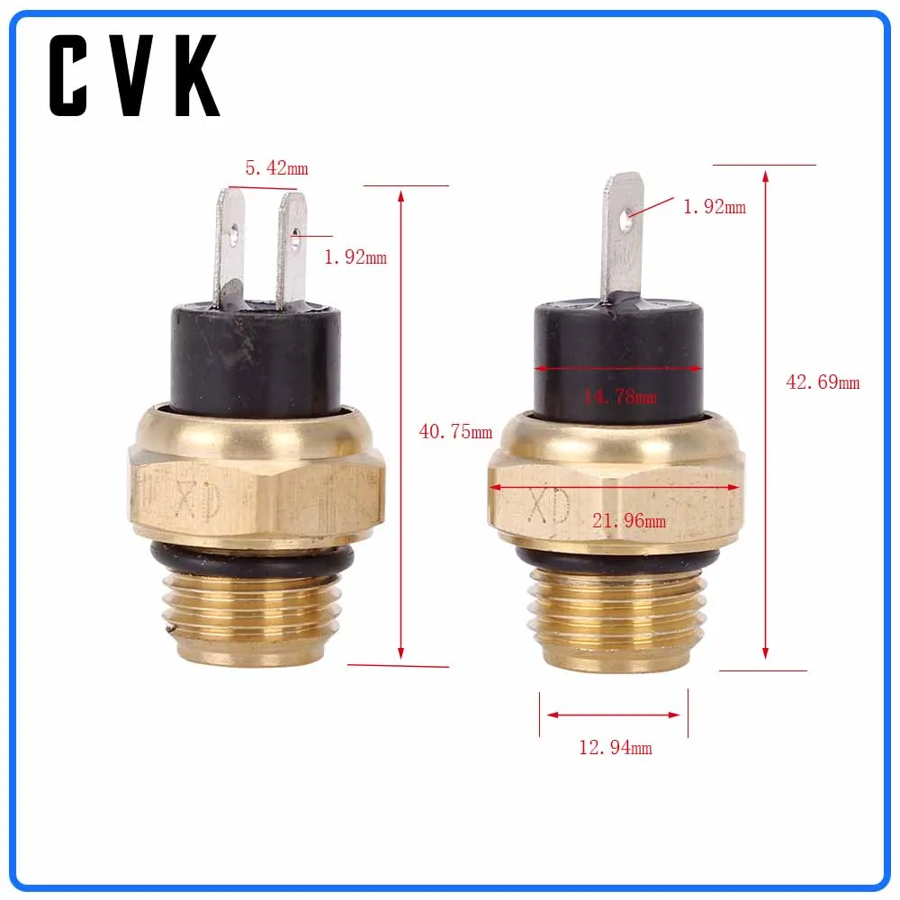 CVK Radiator Cooler Water Cooling System Tank Temperature Sensor For Kawasaki 250 ZRX400 ZZR250 ZZR400 ZXR | Автомобили и