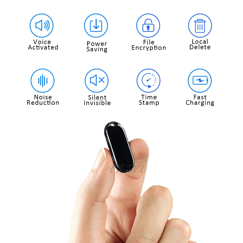 Voice Activated Recording Pen Mp3 Player Music Necklace Style U Disk Grabadora De Voz Espia