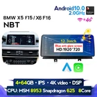MEKEDE 12,3 дюймов 1920*720 синий антибликовый Carplay Android 10,0 автомобильный DVD GPS для BMW X5 F15 X6 F16 2014-2017 система NBT DSP 4G