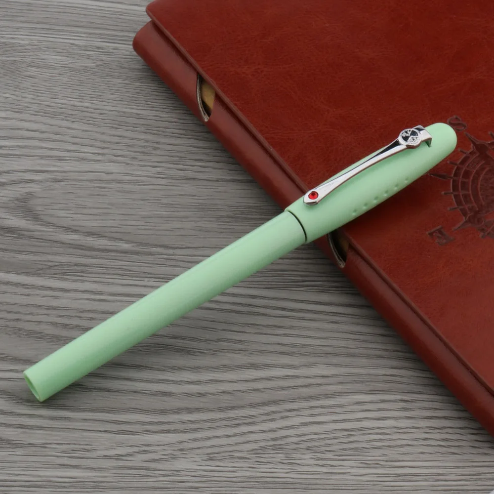 Тонкая модная Корейская версия ярко красная пластиковая Классическая перьевая