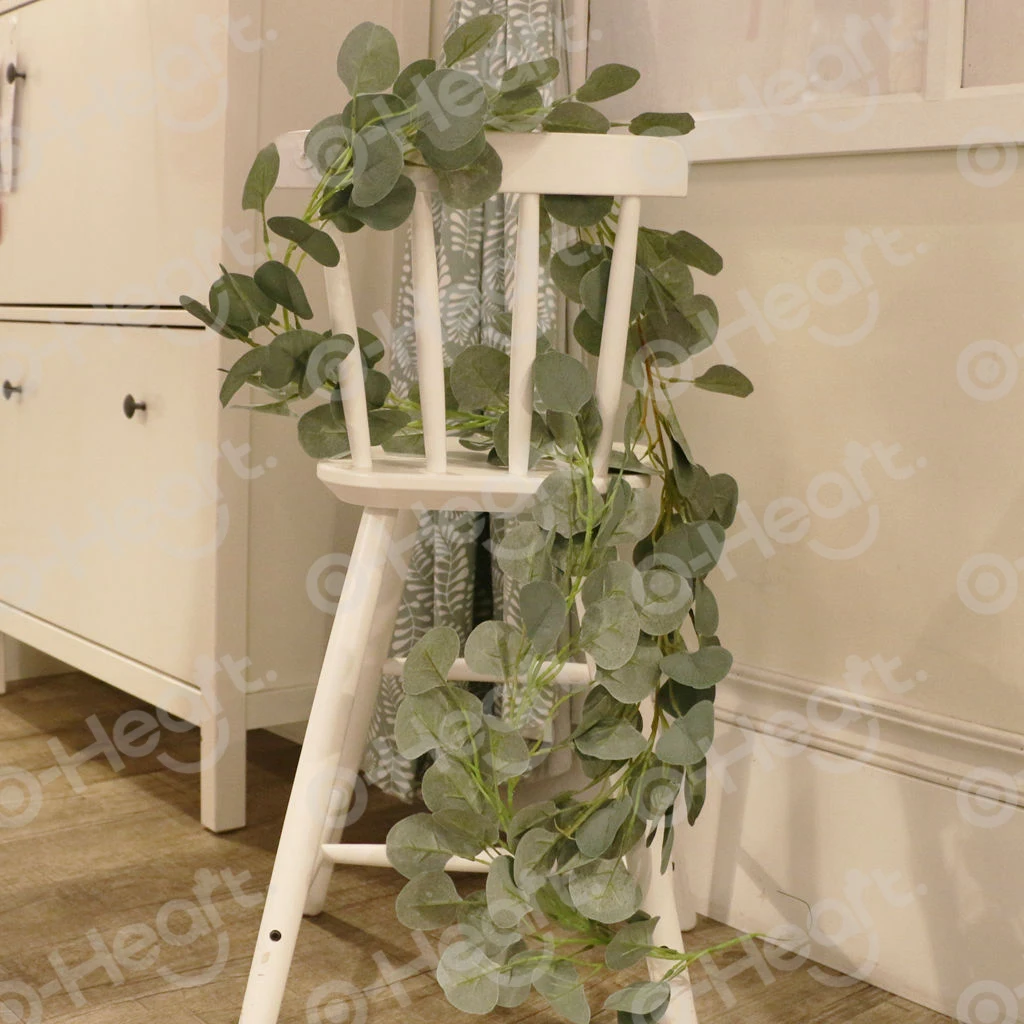 2 м искусственные листья эвкалипта Виноградная лоза зеленая гирлянда Свадебная