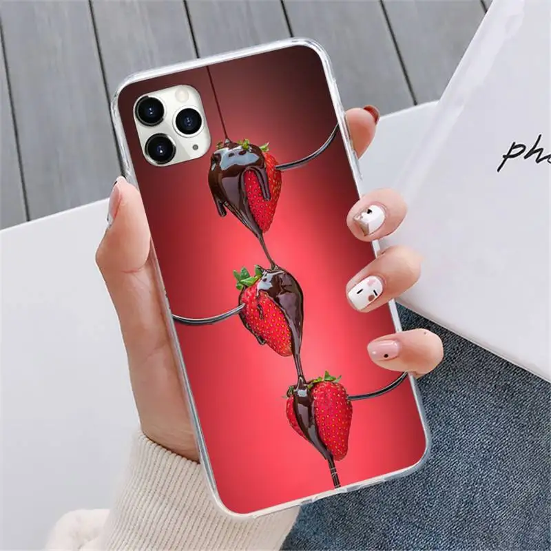 

Dancing fruit strawberry Phone Case For iphone 12 5 5s 5c se 6 6s 7 8 plus x xs xr 11 pro max mini