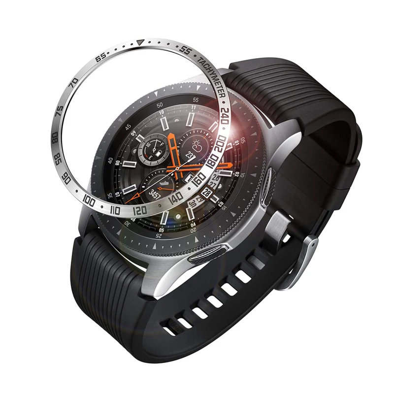 Стильный ободок для Galaxy Watch 46 мм/42 мм gear S3 Frontier клейкая крышка защитный чехол из