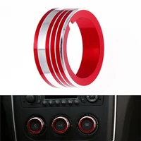1pc car air conditioning adjusting knob switch ring trim for peugeot 308 408 3008 2012 2015 car ac knob decoration cover sticker