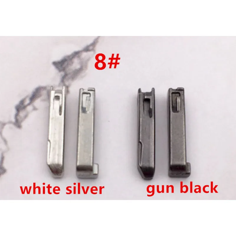 30 пар/лот 5 #8 #10 # серебристый черный смешанный левый правый вставка застежка молния пробка для двух открытых