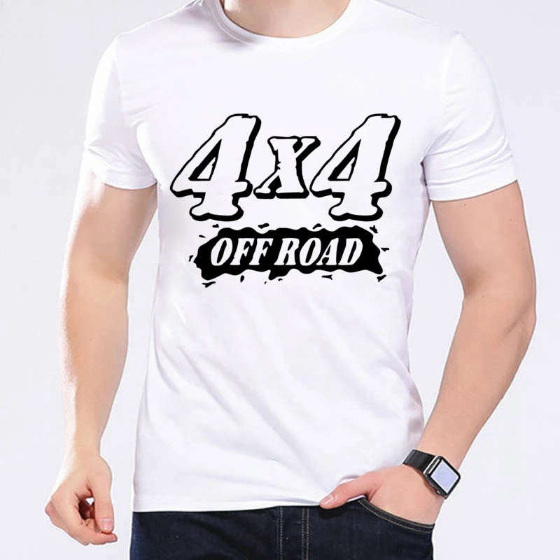 

50194# Inscription 4х4 off road t shirt men's tshirt top tee summer Tshirt fashion cool O neck short sleeve shirt