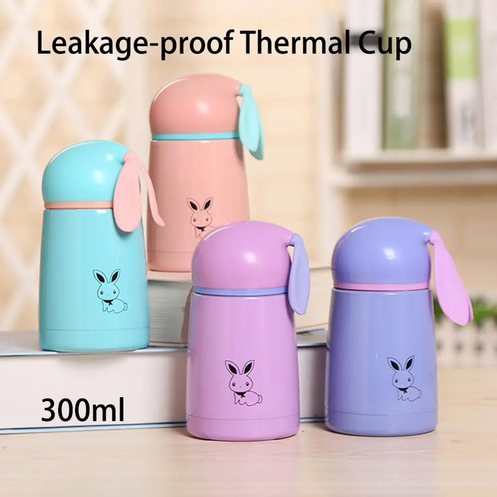 Портативная вакуумная Термокружка 300 мл Детская Из Нержавеющей Стали с принтом