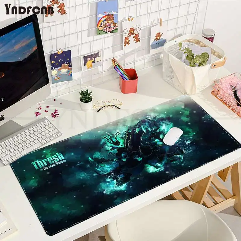 

LOL Thresh Cool New Laptop Gaming Mice Mousepad Size for Keyboards Mat Mousepad for boyfriend Gift