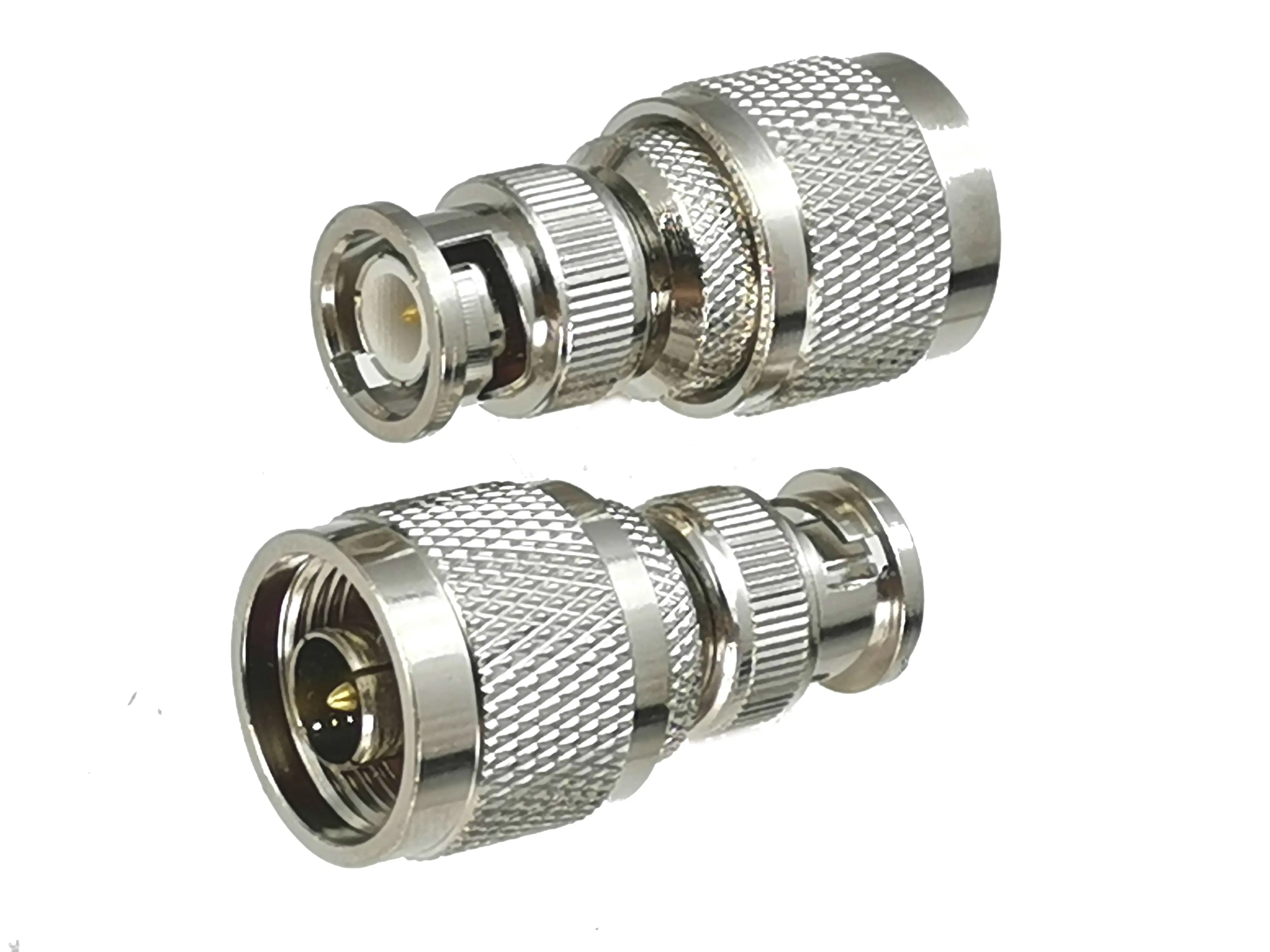 

1pcs Connector Adapter BNC Male Plug to N Male Plug RF Coaxial Converter Straight New