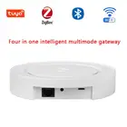 Gateway проводной и беспроводной двойной граффити tuya zigbe bluetooth-совместимый Wi-Fi 4-в-1 умный многорежимный шлюз
