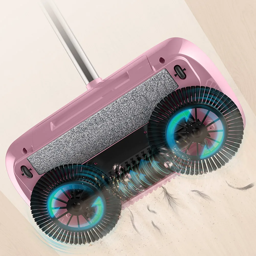 Автоматическая Ручная подметальная щетка волшебная вращающаяся без