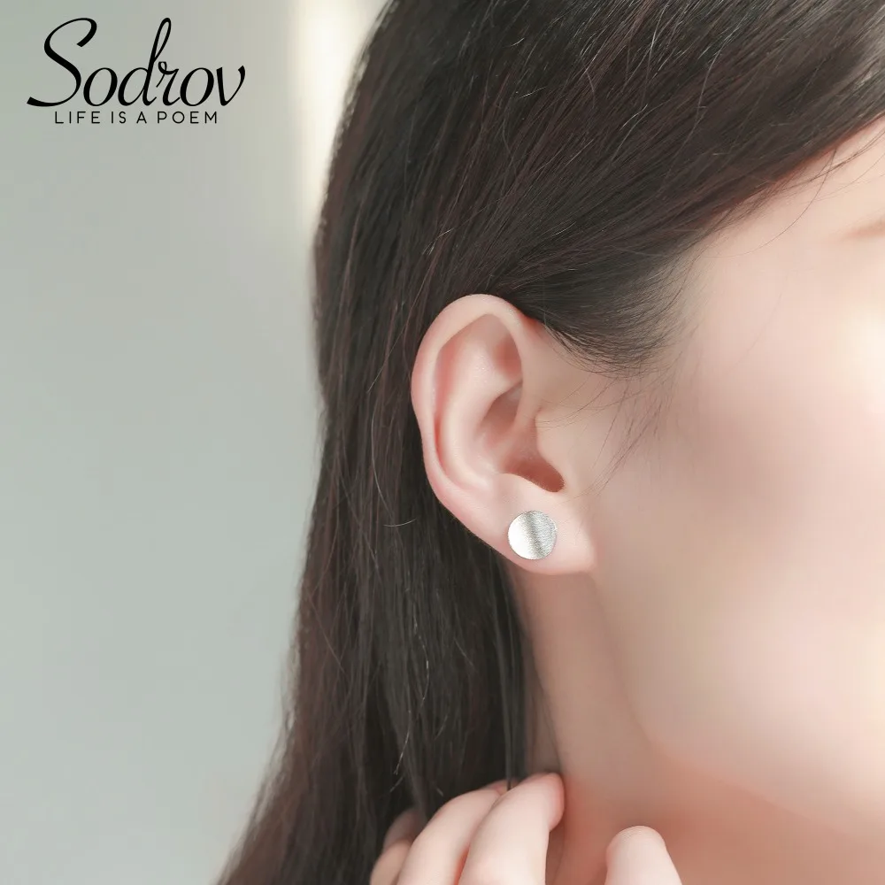 

Sodrov 2020 trend Unusual Earrings Silver 925 Earring for Women Earrings