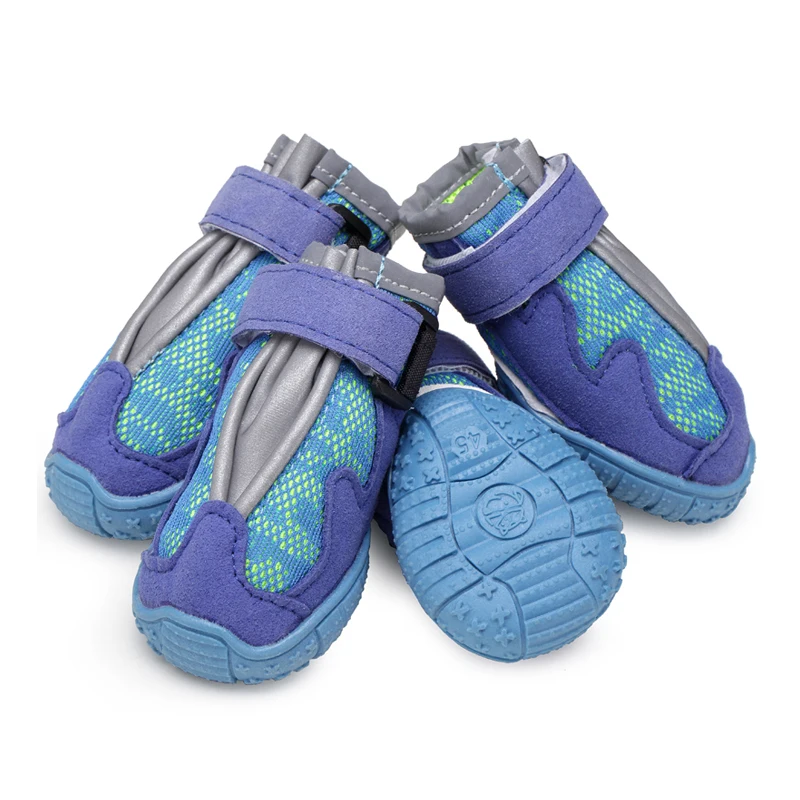 

Leisure Sports Dog Shoes Comfortable Non Slip Beef Tendon Sole Pet Climbing Shoes For Pets Microfiber Leather Mesh Pet Products