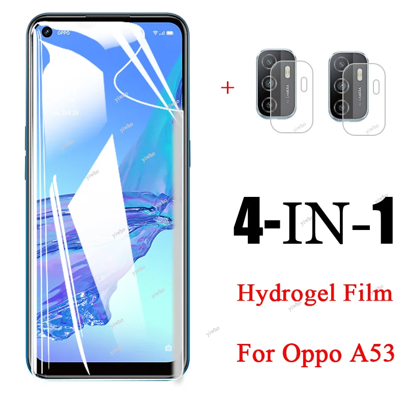 

Гидрогелевая мягкая пленка для oppo a53 a 53 2020, защитные пленки для экрана и объектива камеры, защитное стекло не стекло для oppoa53 2020, 6,5 дюйма, плен...