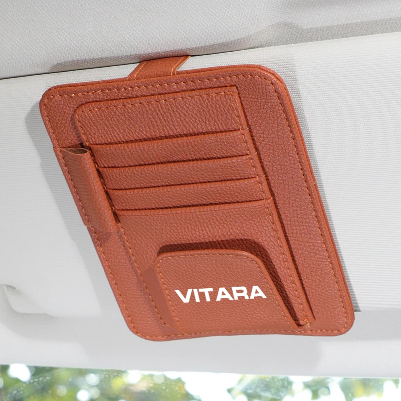 Универсальный автомобильный козырек от солнца ручка держатель для карт