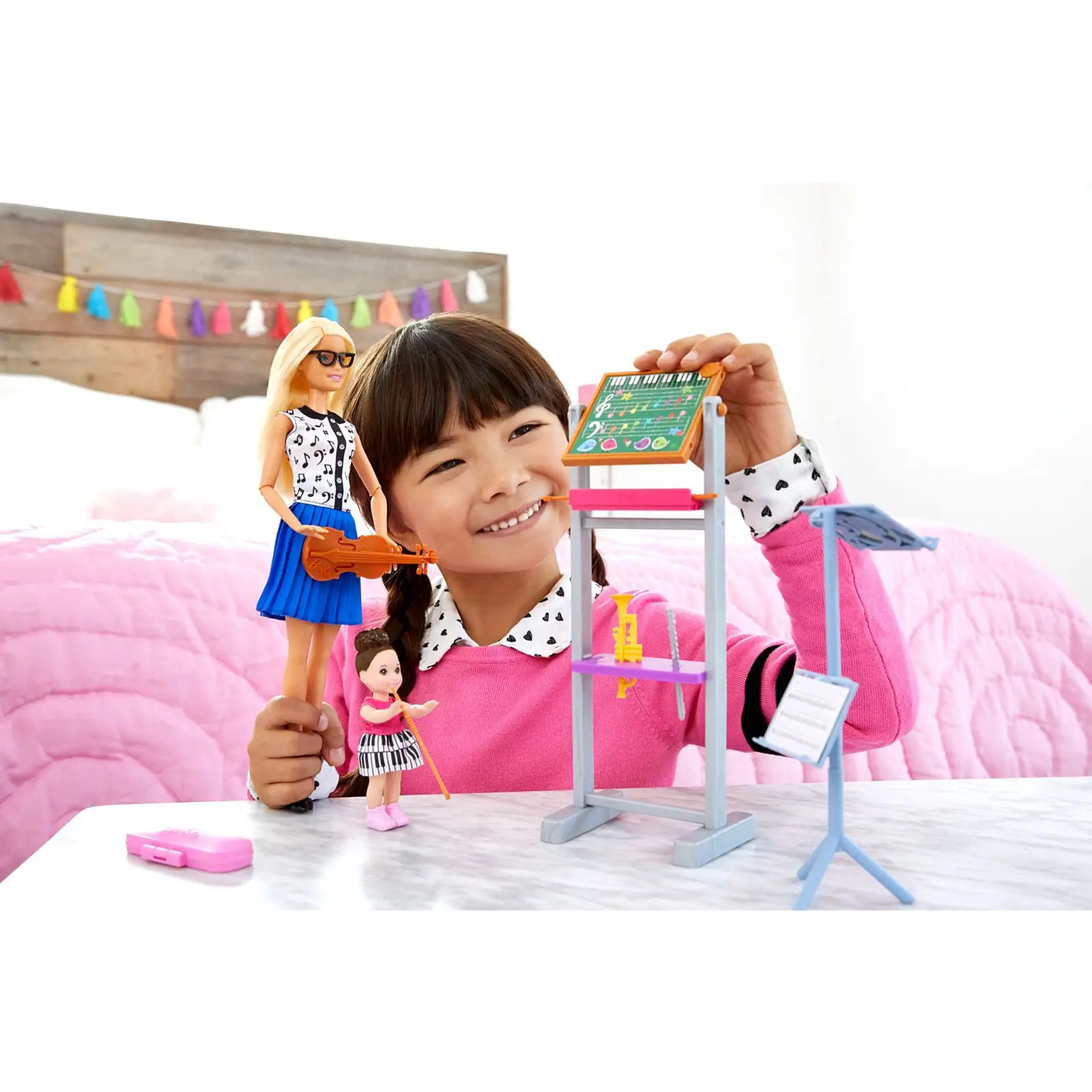 Бренд Барби суставы Move Doll музыка учительница Playset Reborn Baby день рождения подарки Boneca девочки ИГРУШКИ ДЛЯ МУЗЫКАЛЬНЫХ детей