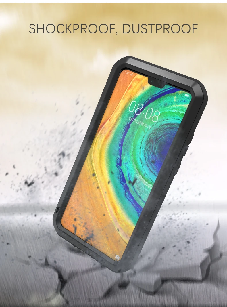 Gorilla glass) для huawei P30 Pro P20 Lite металлический защитный противоударный чехол для huawei mate 30 чехол алюминиевый водонепроницаемый чехол Nova 3E