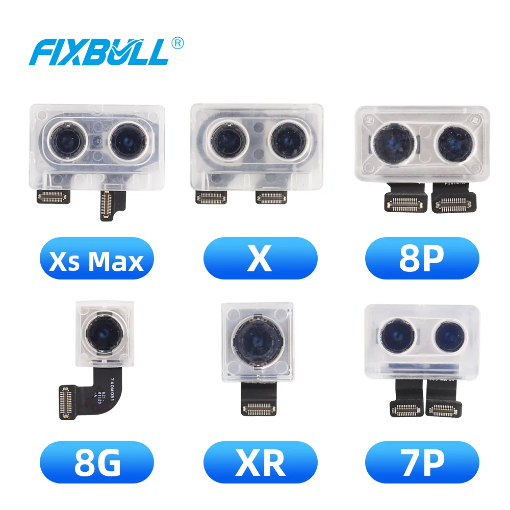 

Original Back Camera For iPhone 6 6S Plus 6s 7 8 X Xr Xs Max Rear Camera Main Lens Flex Cable Replacement Parts