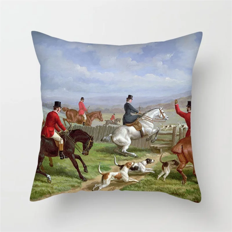 Чехол-Подушка с рисунком Fuwatacchi наволочка в портретном стиле домашняя