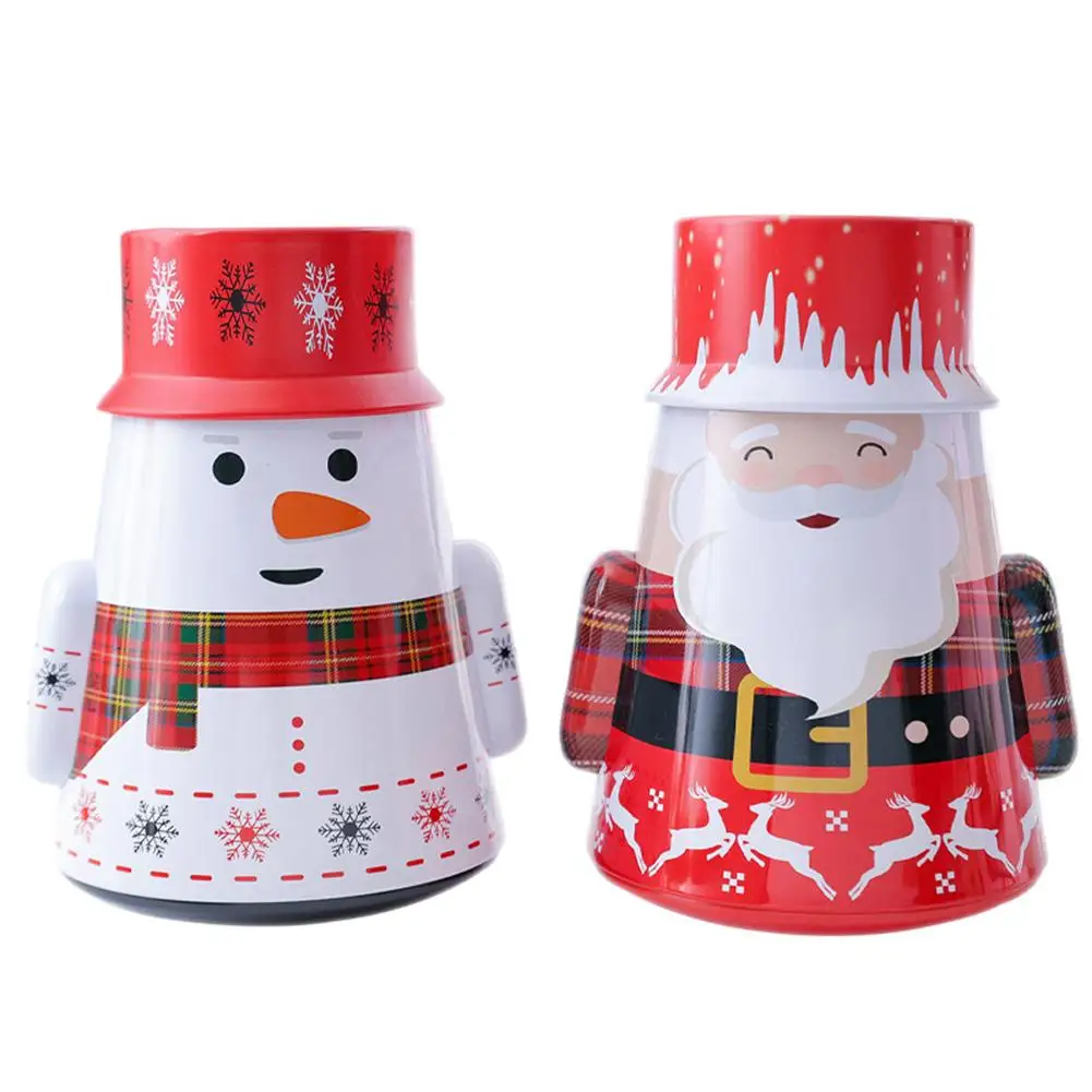 Жестяная коробка конфет инновационный подарочный контейнер для рождественских