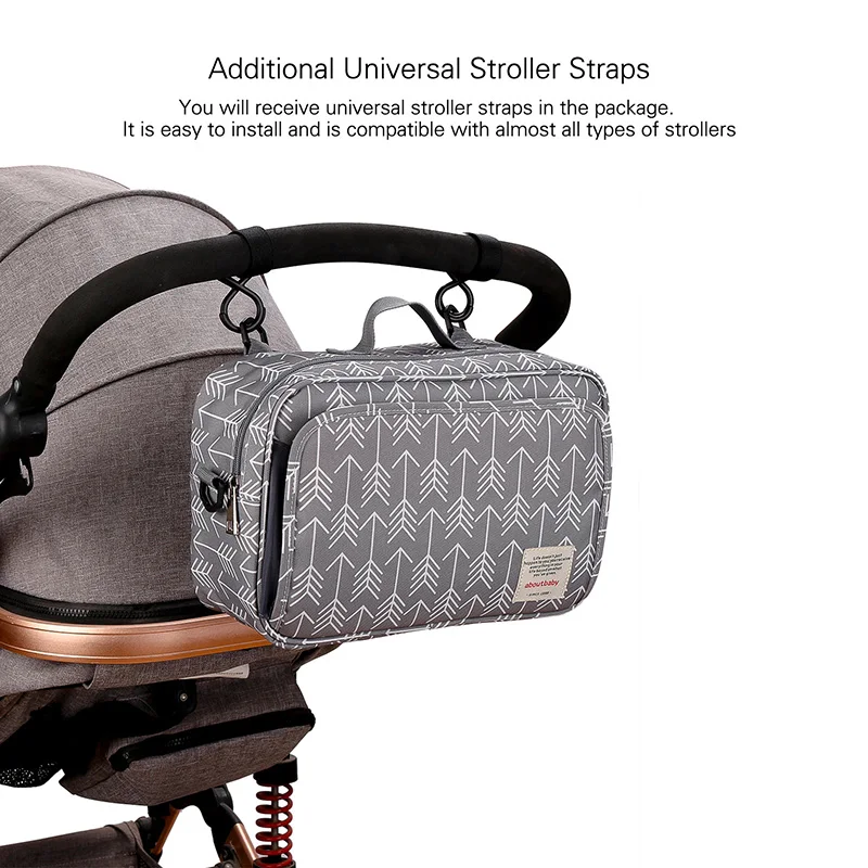 

Baby Stroller Organizer Nappy Bag Hook Hanging Mummy Carriage Waterproof Bottle Bag Handbag Pram Cart Organizer Diaper Bag