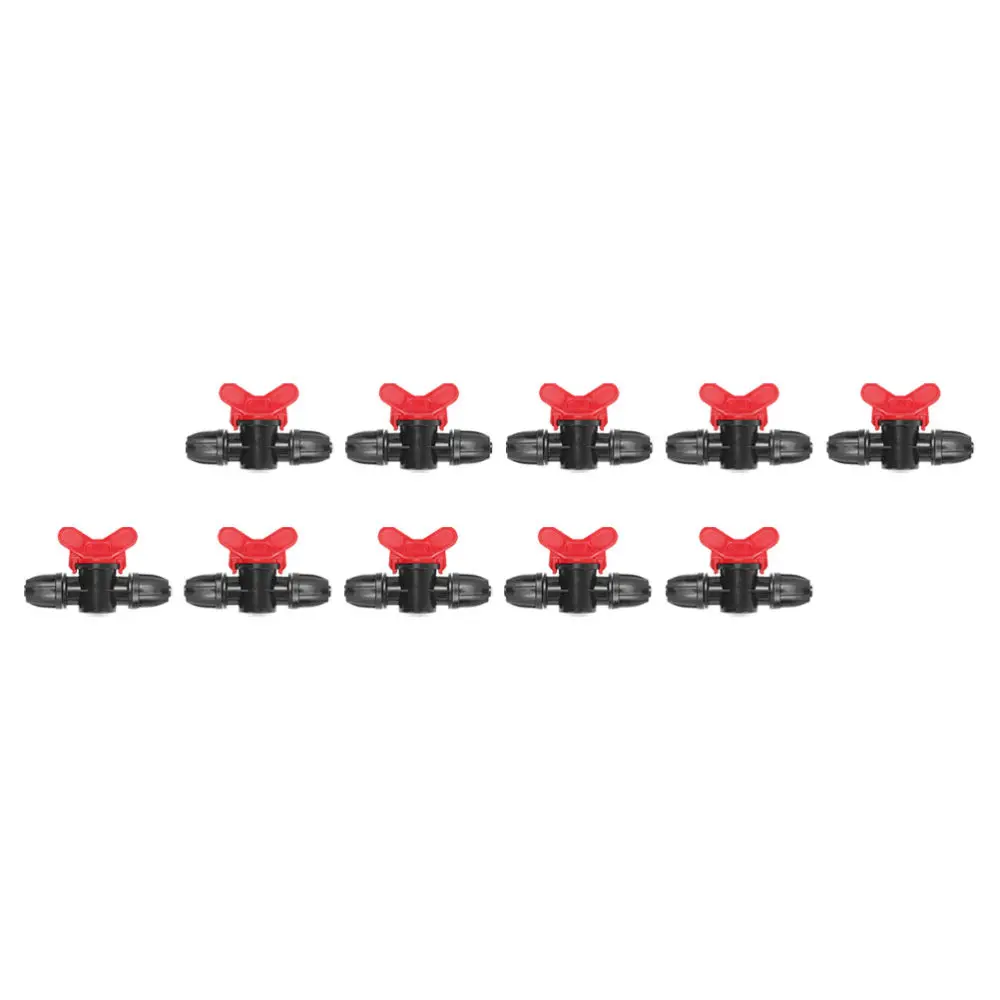 

10pcs Hose Switch Valves Tube Connector Home Garden Irrigation Fittings