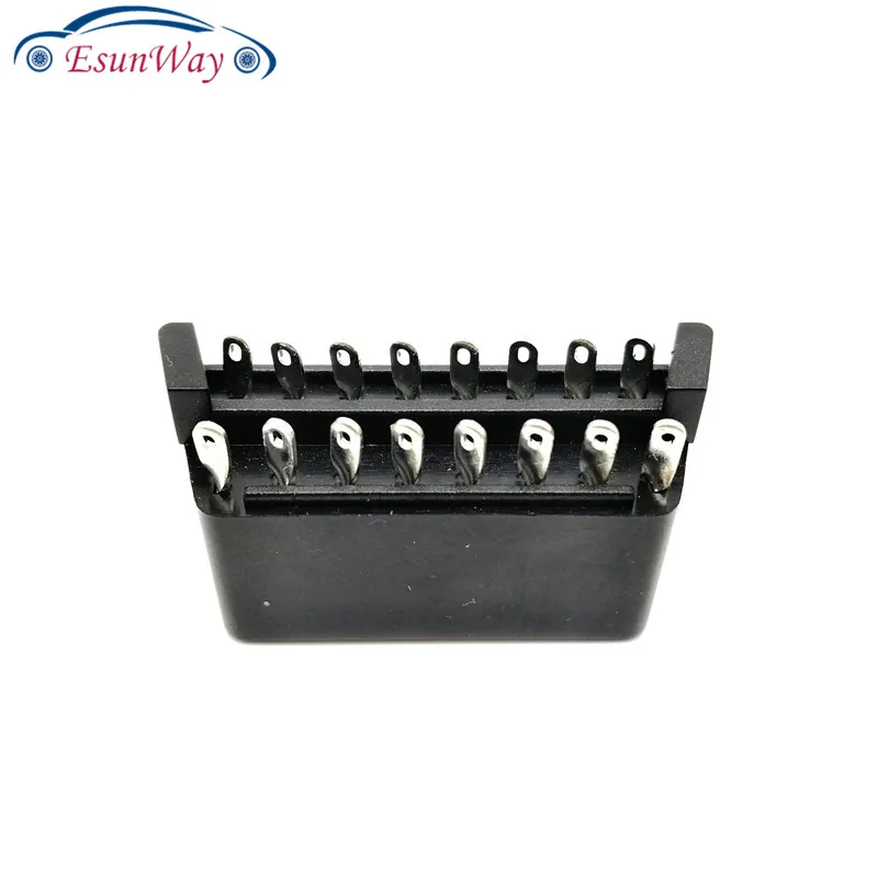 10 шт./лот! Новейший J1962F OBD2 OBD 2 16-контактный гнездовой разъем OBDII 16 P Удлинительный