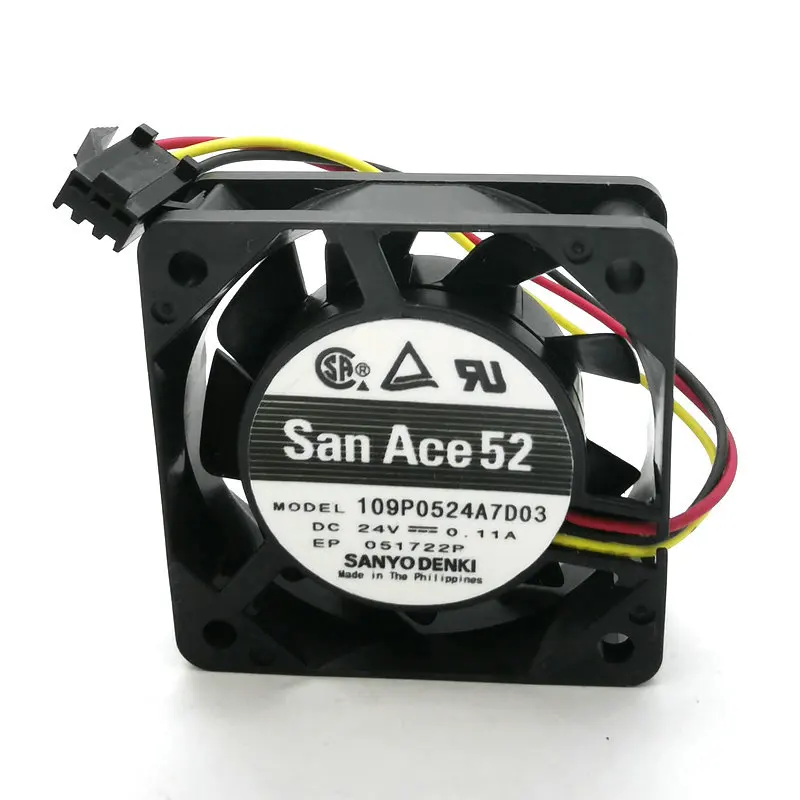 

109P0524A7D03 DC24V 0.11A 50*50*15MM 5CM Alarm Signal Inverter cooling fan 109P0524H7D03 HZDO