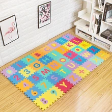 40Pcs Baby Foam Play Mat Children Carpet Educational Toys Interlocking Puzzle EVA Tiles Alphabet Numbers And Symbol 15*15cm