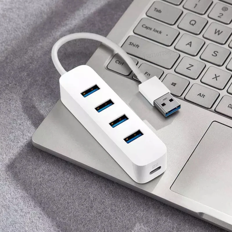Xiaomi 4 порта USB3.0 хаб с резервным интерфейсом питания USB удлинитель концентратора удлинитель коннектор адаптер для планшетного компьютера