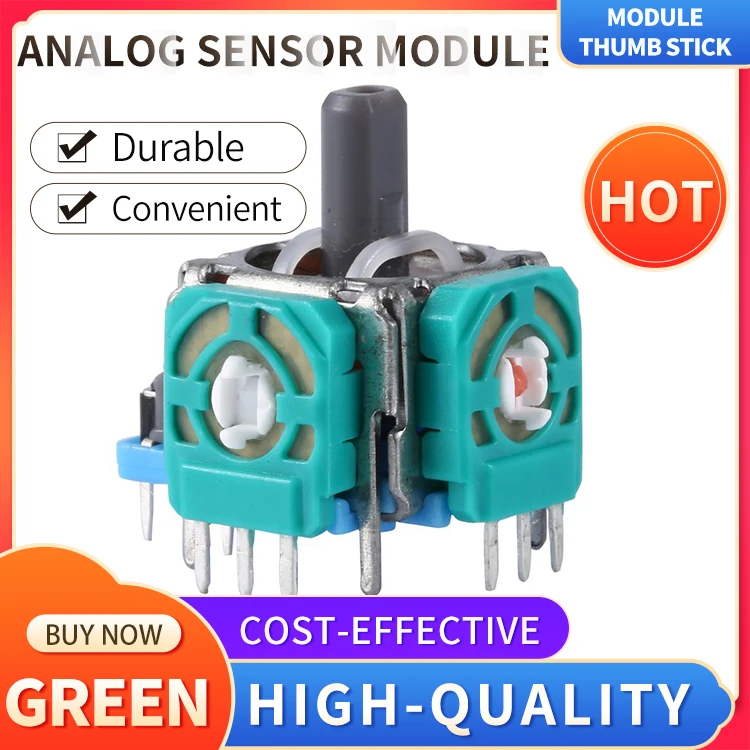 

3D Аналоговый джойстик, джойстик, Сменные запасные части, модуль датчика, потенциометр для sony Dualshock 4, контроллер PS4, геймпад