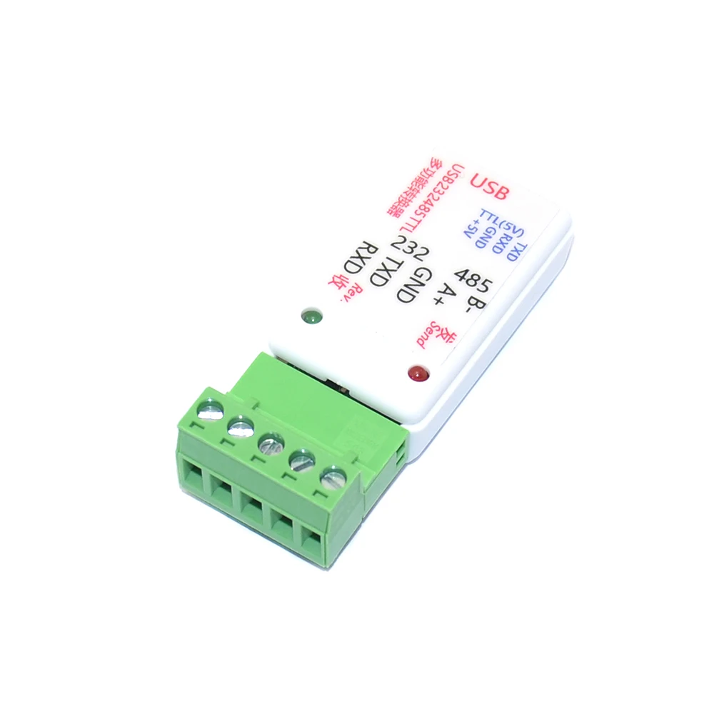 3-в-1 USB к RS485 RS232 со светодиодным преобразователем | Электроника