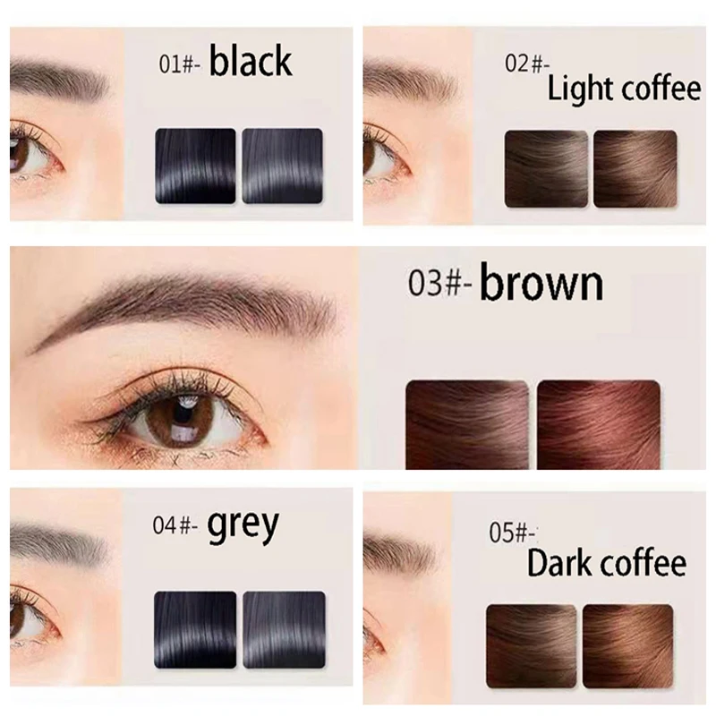 

Five-color long lasting waterproof and sweat-proof super fine triangle eyebrow pencil small gold nugget eyebrow pencil