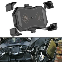 Motorcycle Bicycle Handlebar Stand Mount Phone Holder Bracket Type For iPhone Samsung Motorcycle Accessories Universal