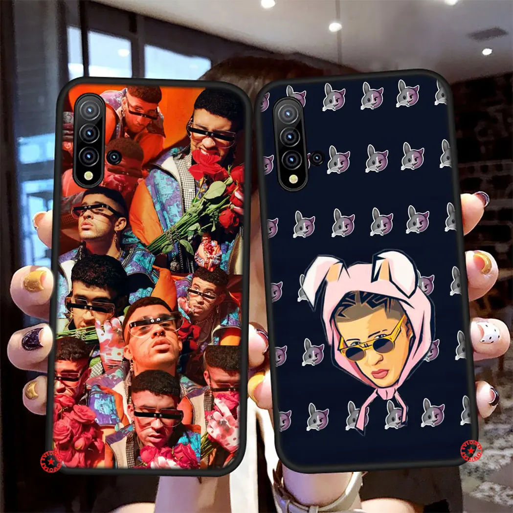 Мягкий силиконовый чехол Bad Bunny для Huawei Honor V30 30 9X Pro 20S 8 9 10 Lite 8C 8X 7X телефона |