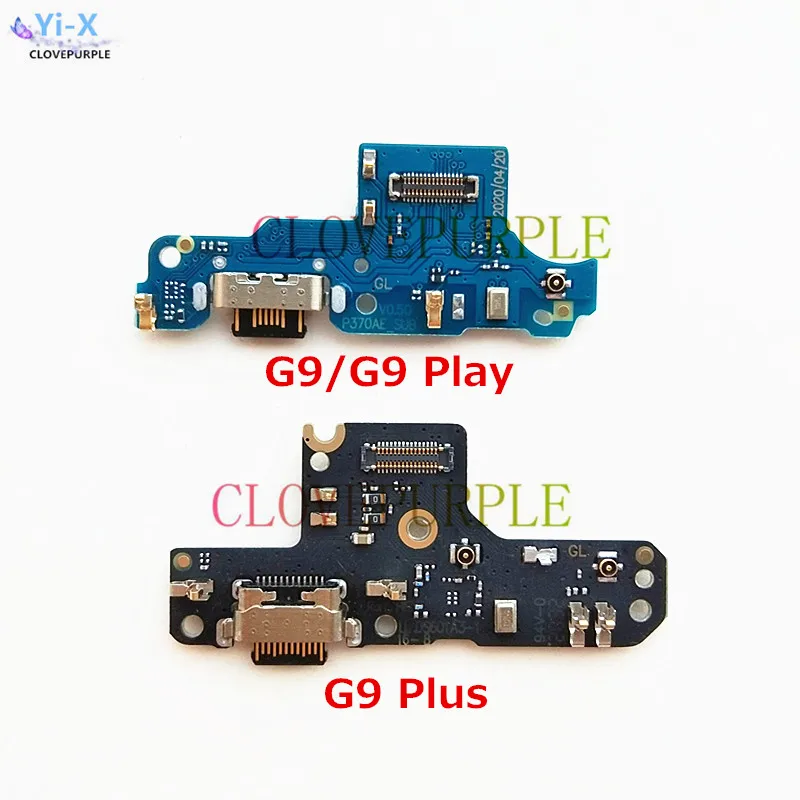 

10 шт./лот плата зарядного устройства Гибкая для Motorola Moto G9 Play Plus USB-порт разъем док-станция зарядный кабель