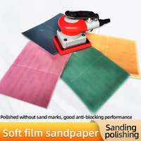 1pcs 130170mm soft film sanding disc sandpaper 1200 to 3000 grits for wetdry automotive paint sanding