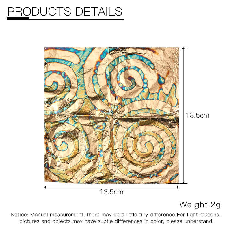 1 шт наклейки для ногтей бронзовая цветная Золотая переводная фольга в рулонах