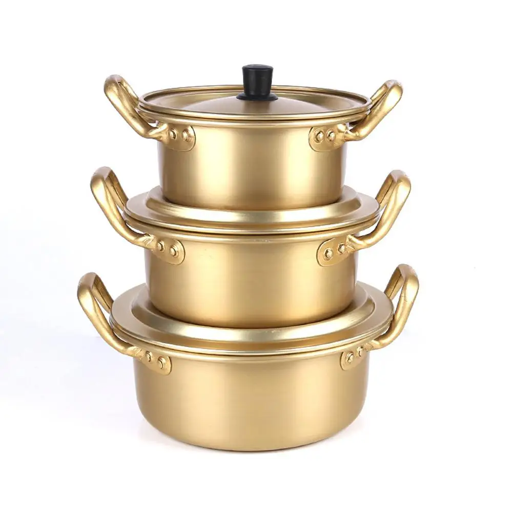 Кастрюля для супа из алюминия с оксидным покрытием кастрюля горячего горшка