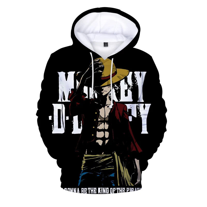 

3D Print Anime One Piece Hoodie Men/Women Harajuku Funny Cartoon Luffy Zoro One Piece Kids Hoodies Oversized Hip Hop Sweatshirts