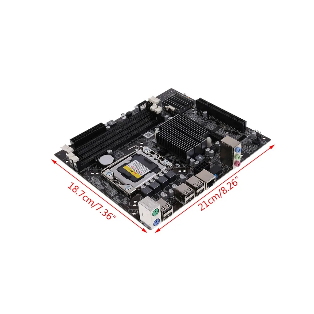 Deek-Robot X58 настольная материнская плата LGA 1366 Pin DDR3 компьютерная материнская плата для L/E5520 X5650 RECC без интерфейса msata