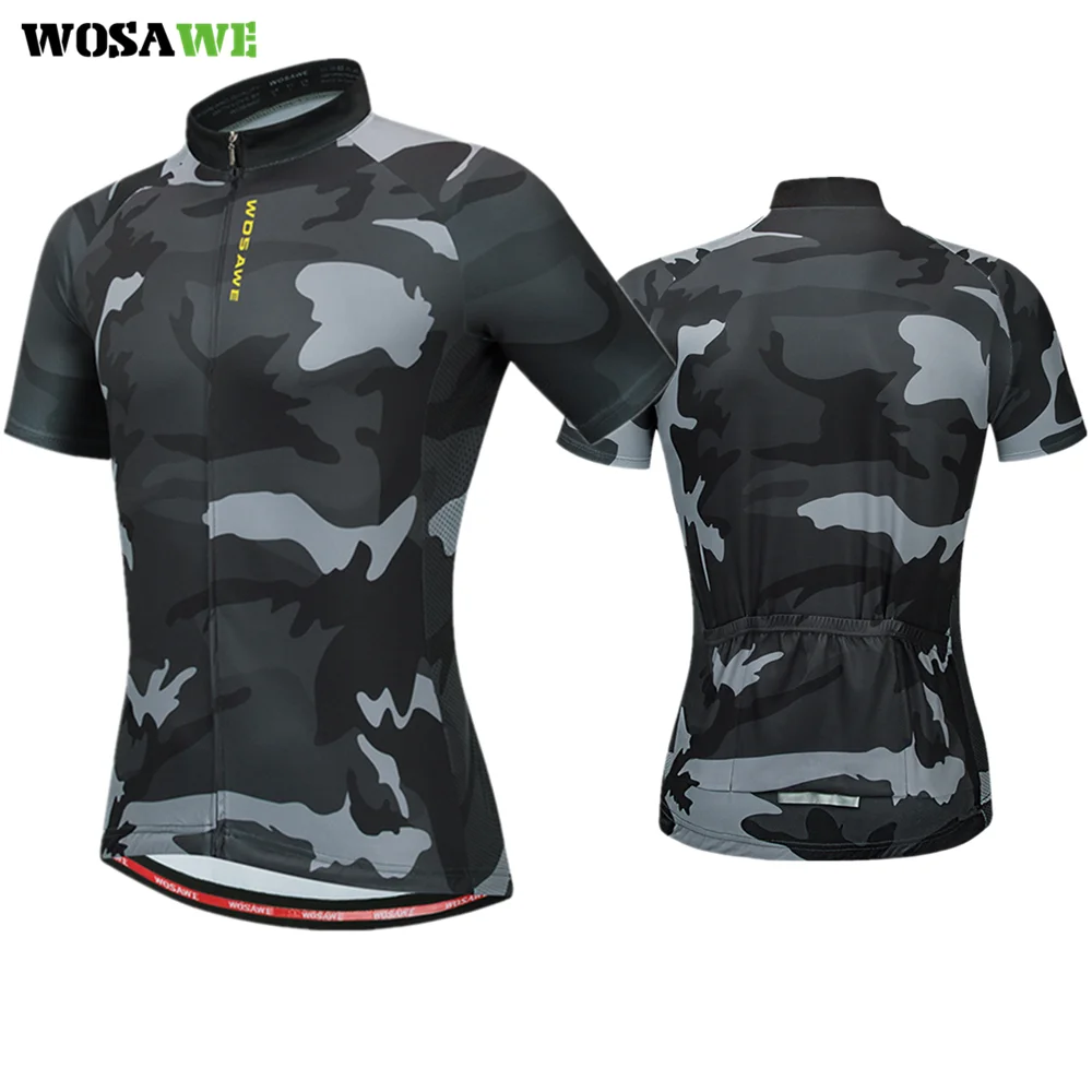 Камуфляжная велосипедная майка WOSAWE Мужская быстросохнущая одежда для езды на