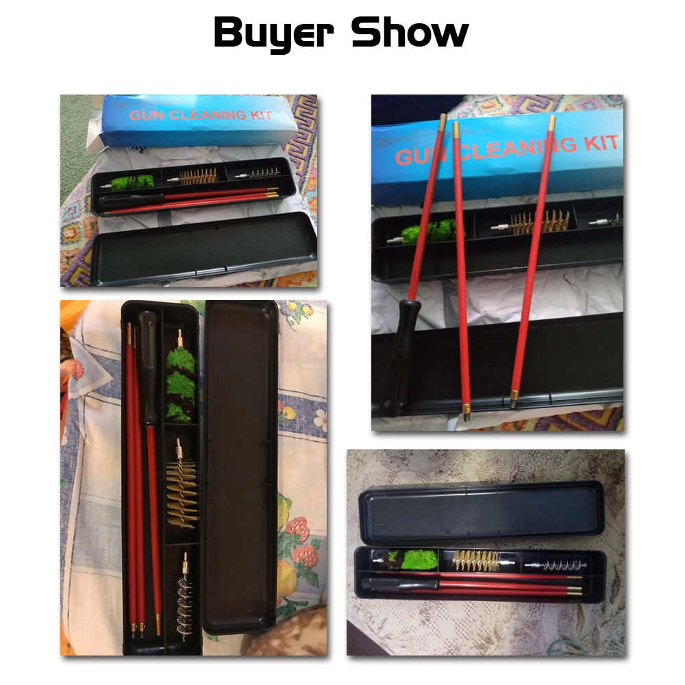 Набор для чистки ружей 6 шт./компл. 12 GA алюминиевый стержень кисть пистолет охоты