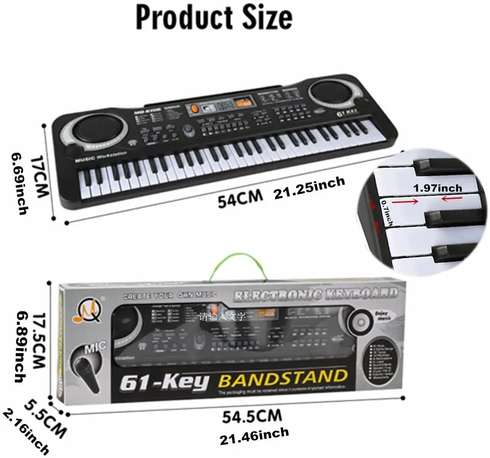 61 клавишная клавиатура пианино для детей детские портативные электрические