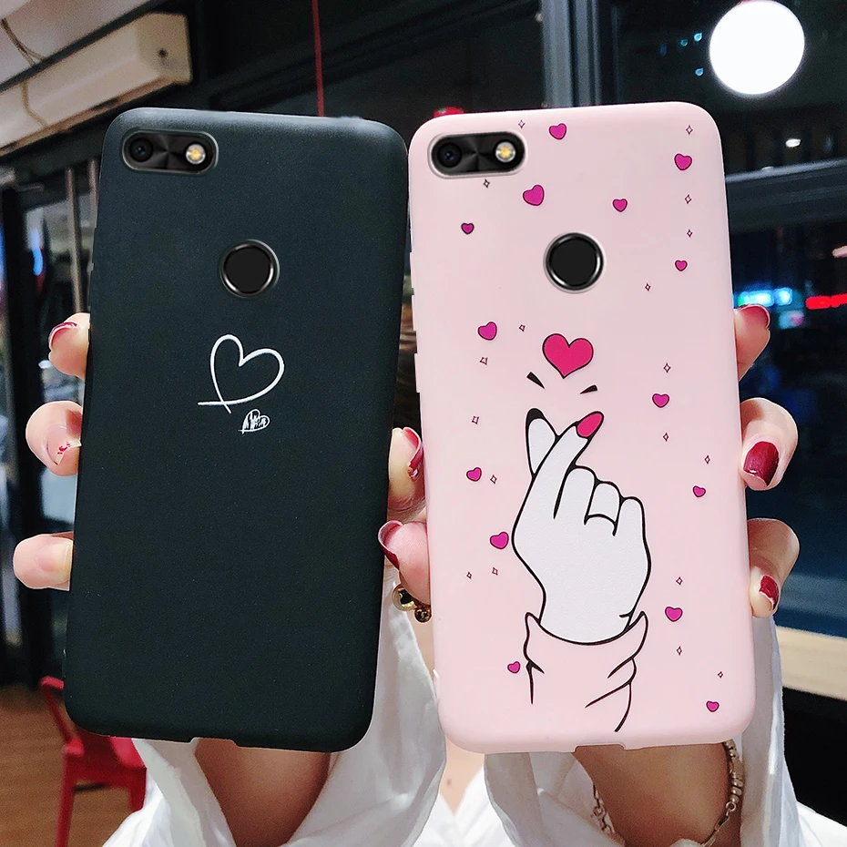 Чехол для Huawei Nova Lite 2017 / P9 Mini Y6 Pro SLA-L22 симпатичный бампер мягкий силиконовый защитный задний коврик телефонных чехлов.