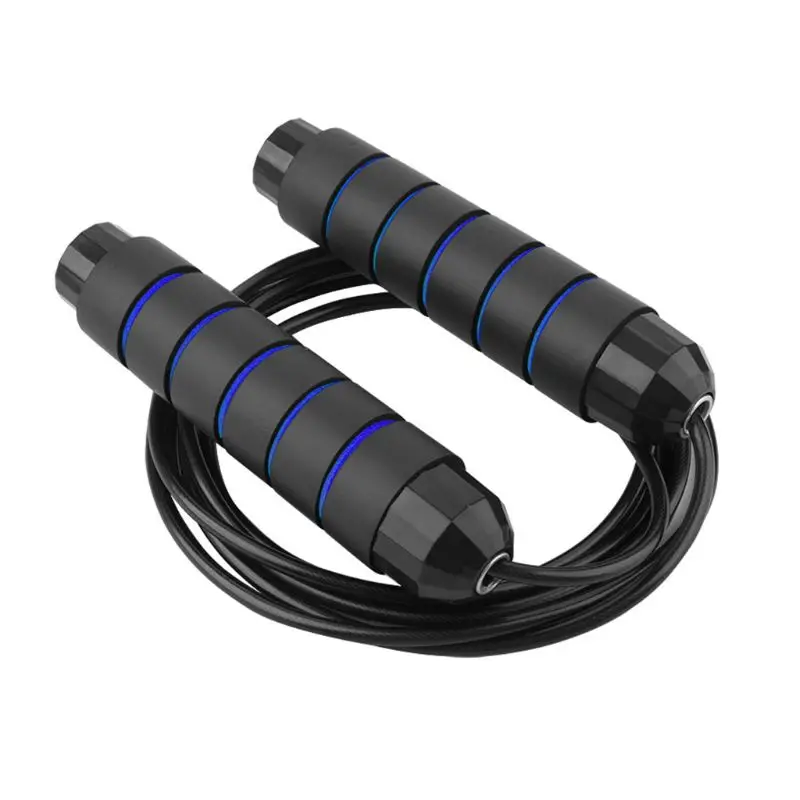 

Wire Skipping Ropes Adjustable Jump Ropes with Foam Handle Tangle-free Bearings Weighted Skipping Ropes for Fitness